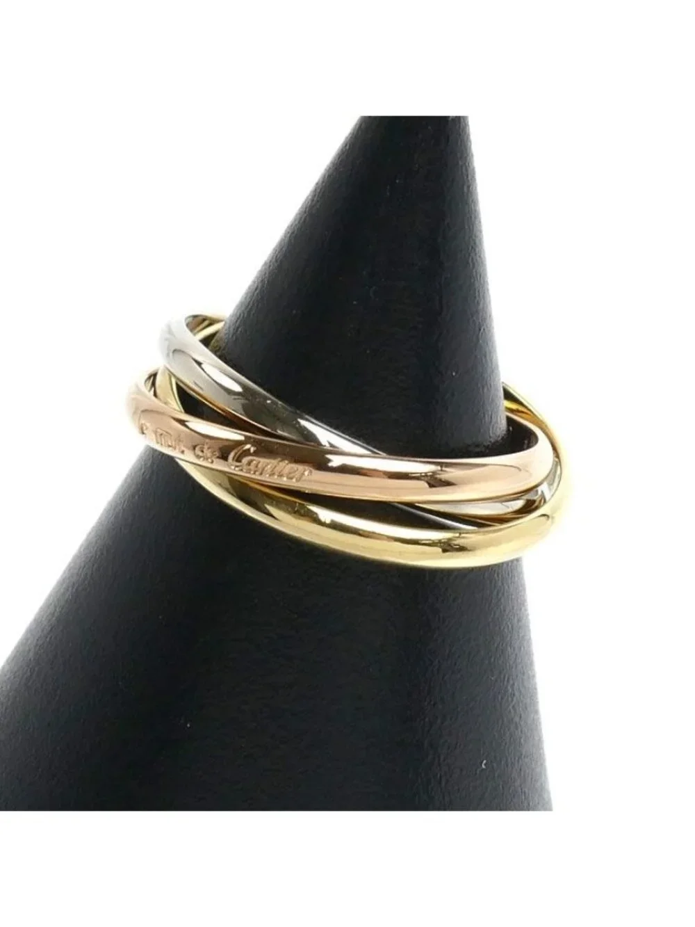 Cartier 18k Yellow Gold PG WG Trinity Ring